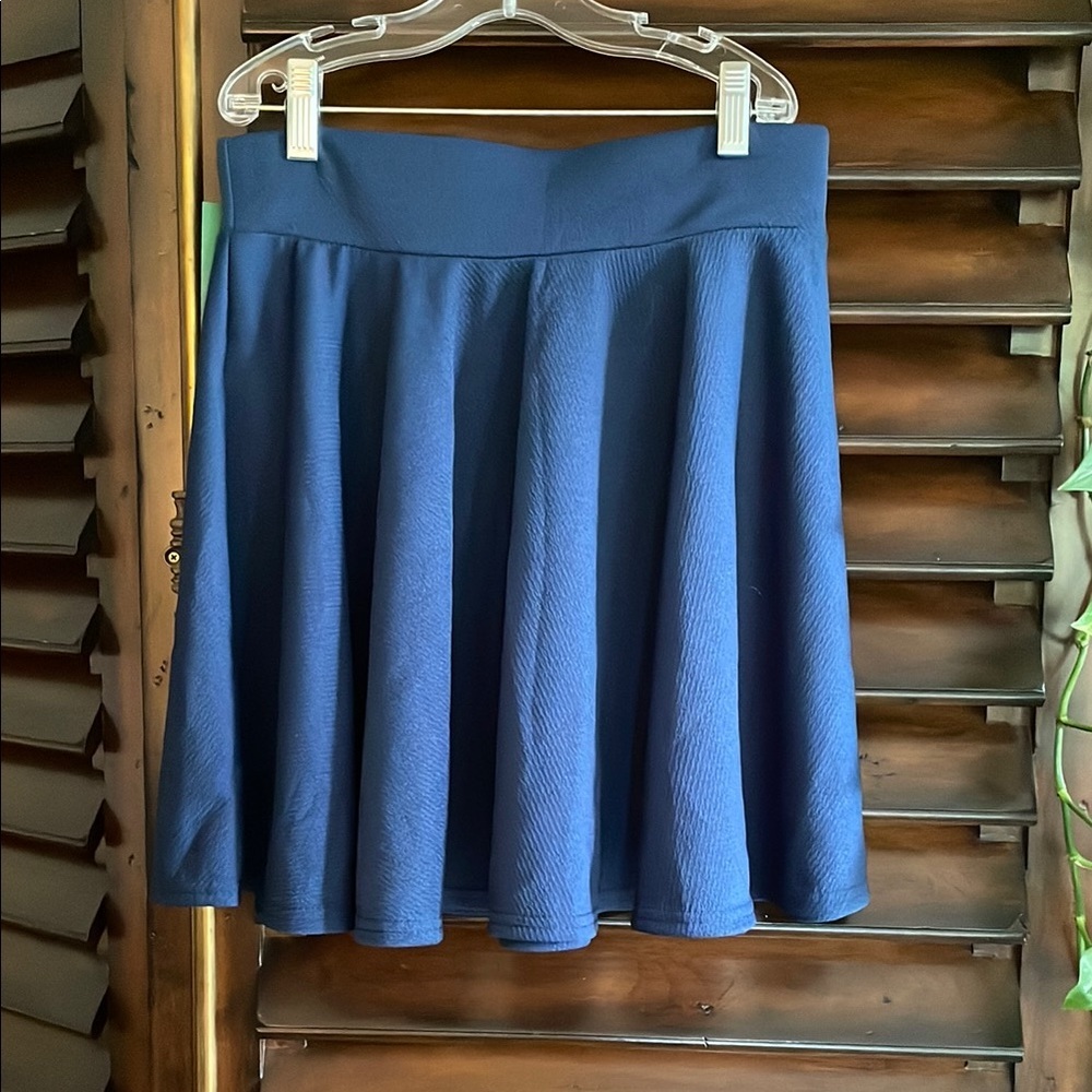 Urban Coco NWT Skater Skirt Navy Small swing - Picture 2 of 5